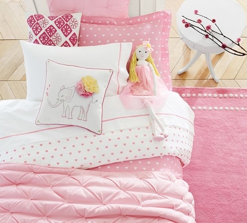 Heart Organic Sheet Set and Pillowcases