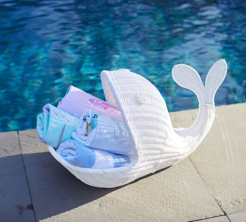 Woven Whale-Shaped Storage
