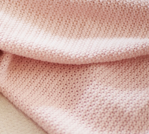 Organic Cotton Cellular Baby Blanket