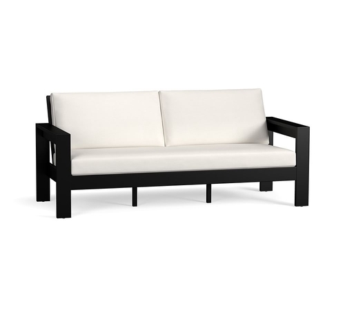 Malibu Metal Sofa, Black