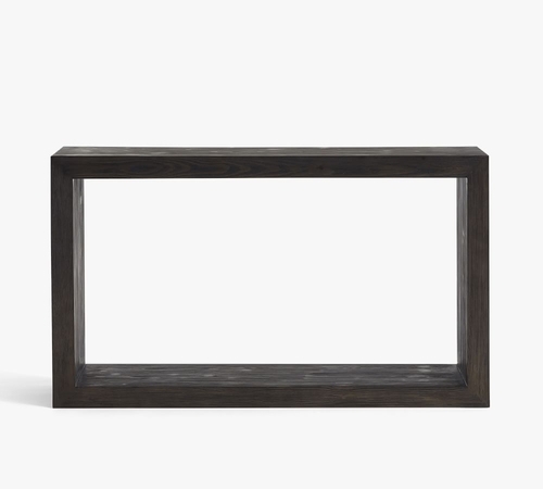 Folsom 52" Open Console Table, Charcoal