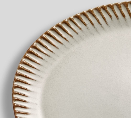 Ridge Textured Serve Platter 