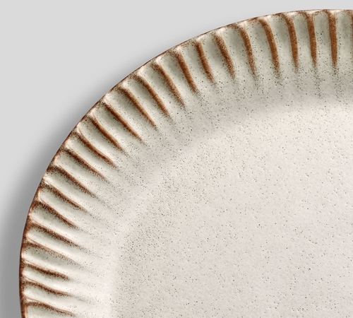 Ridge Textured Salad Plate -Set of 4