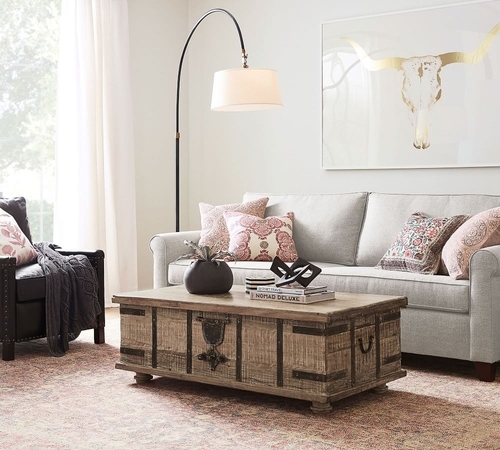 Kaplan Reclaimed Wood Lift-Top Coffee Table