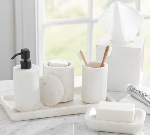 Countertop Accessories|Pottery Barn Bath| Bath essentials