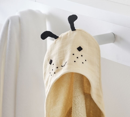 Bumble Bee Muslin Baby Hooded Towel