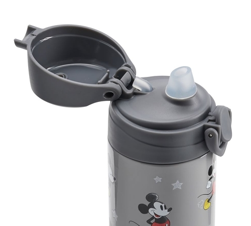 Gray Mickey Mouse, Mackenzie Insulated Water Bottle