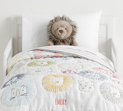 Emery Lion Baby Quilt