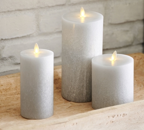 Premium Wax Pillar Flameless Candle