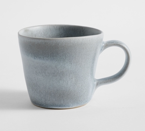 Larkin Reactive Glaze Stoneware Mugs, Set of 4