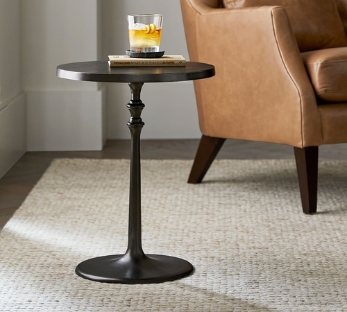 Round Metal Cocktail Table
