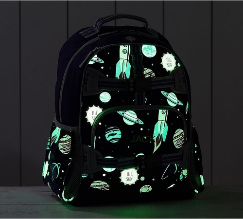 Mackenzie Navy Solar System Recycled Glow-in-the-Dark Backpack