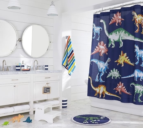 Rugby Bath Navy Stripe Accessories