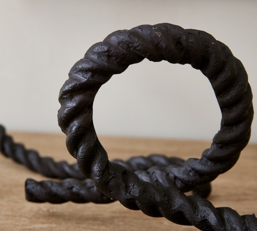 Cast Bronze Decorative Rope Object