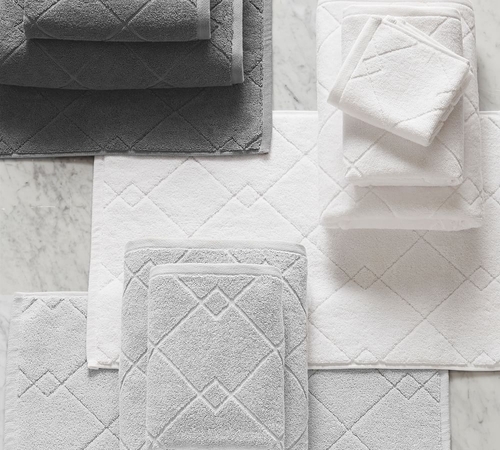 Easy Care Organic Sculpted Towels