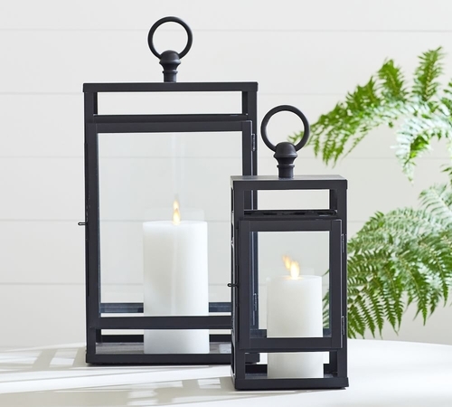 Maxwell Handcrafted Lantern-Black