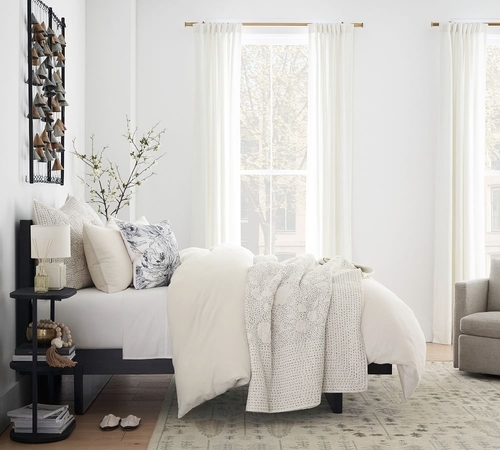 400-Thread-Count Organic Percale Sheet Set
