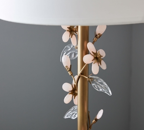 Grace Pink Flower Floor Lamp