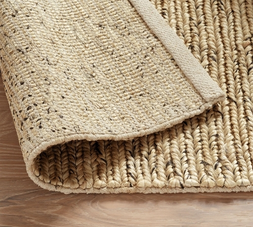 Weston Jute Rug, 8' x 10', Honey/Black