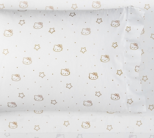 Hello Kitty® Metallic Star Sheet Set