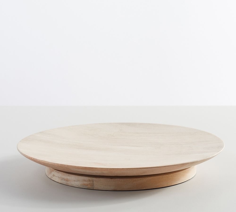 Chateau Handcrafted Wood Lazy Susan