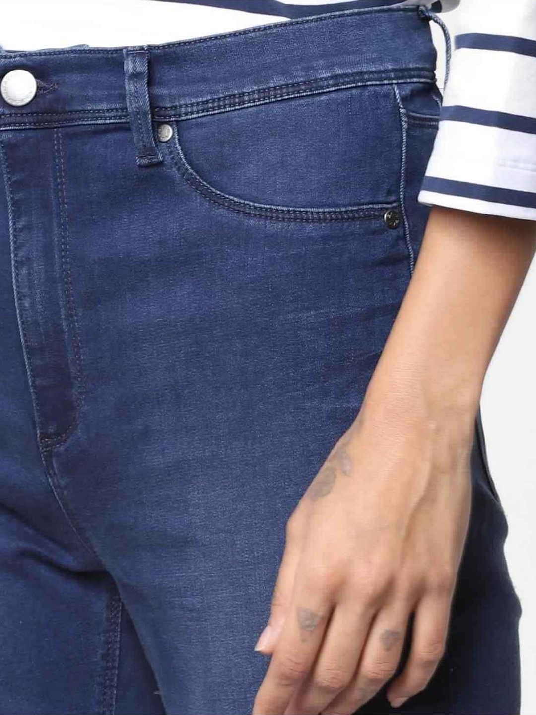 Women's mid wash skinny fit Sumatra X jeans