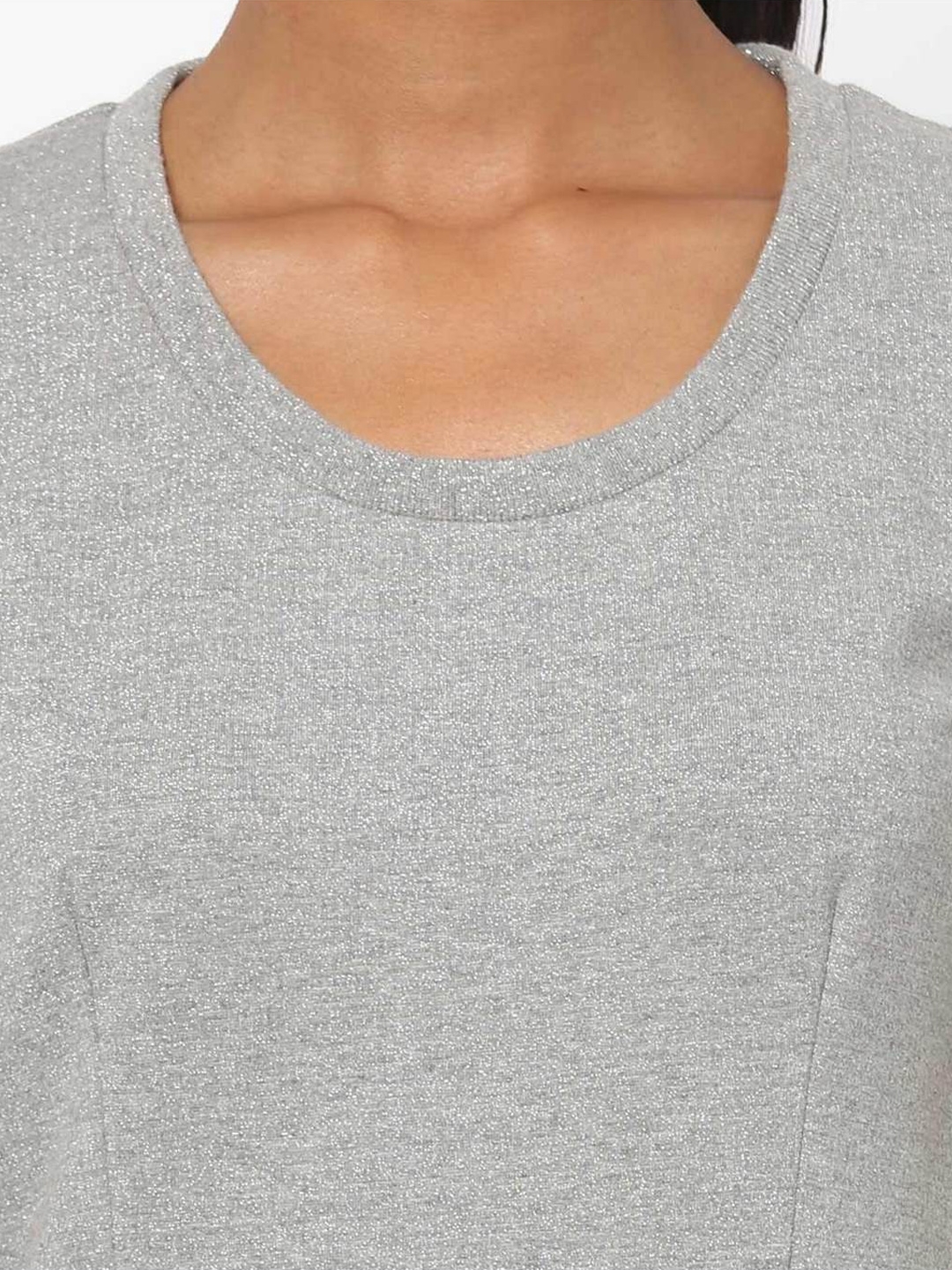 Women's slim fit round neck half sleeves Lellys t-shirt dress