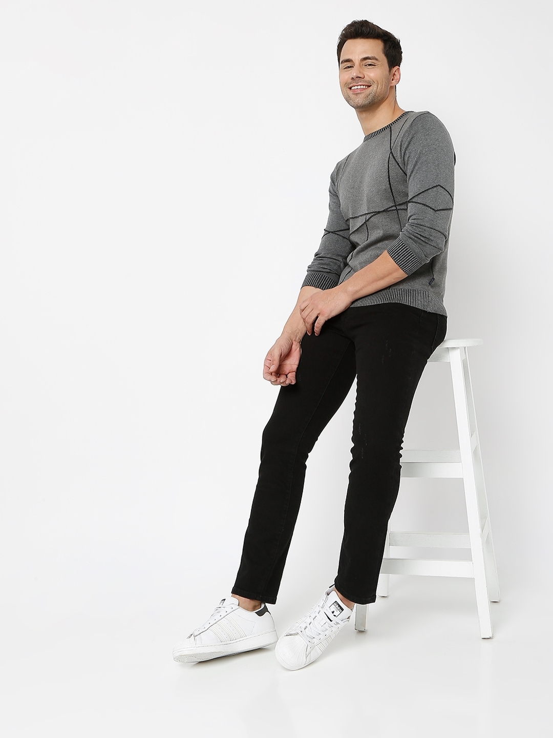 Men's COOPER IN knitted slim fit sweater
