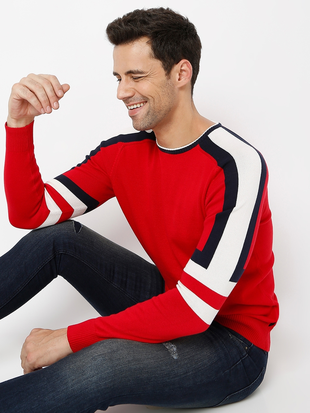 Men's KOEN IN knitted  slim fit sweater