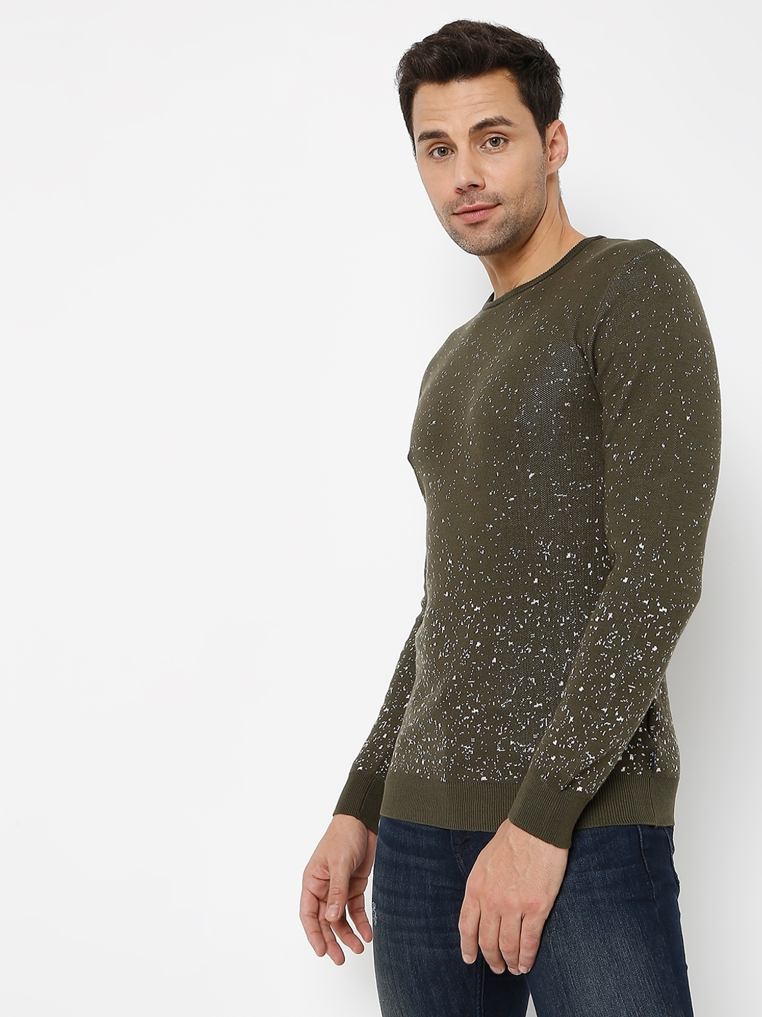 Men's KRISTO IN knitted slim fit sweater