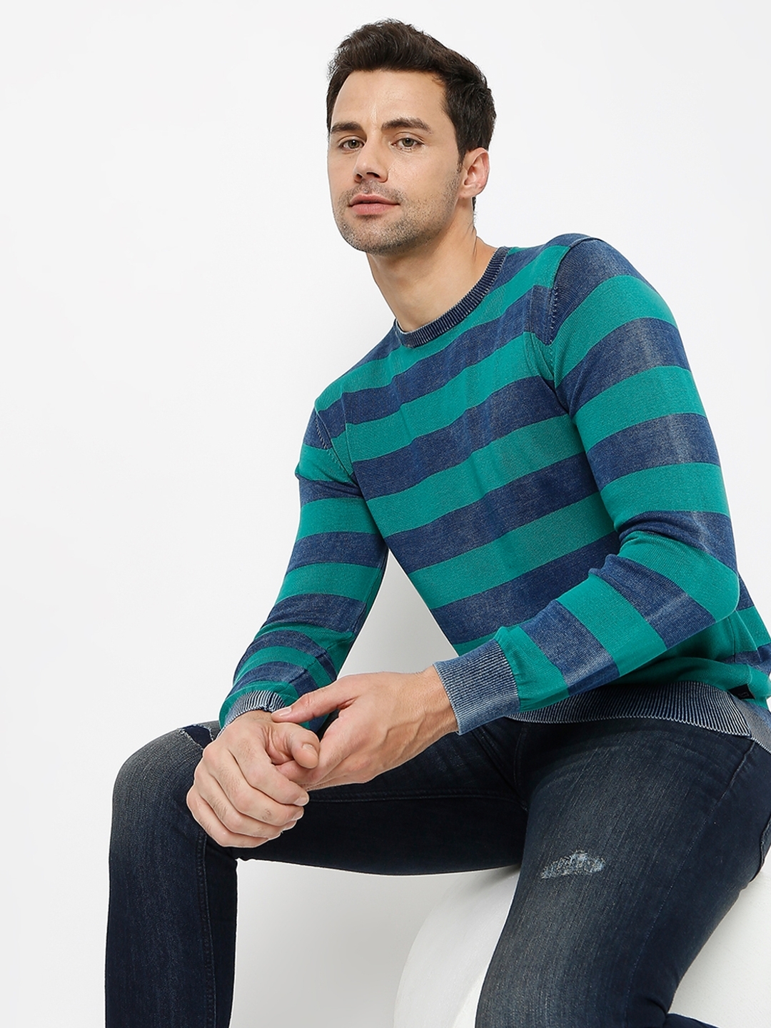 Men's WALDO IN knitted slim fit sweater
