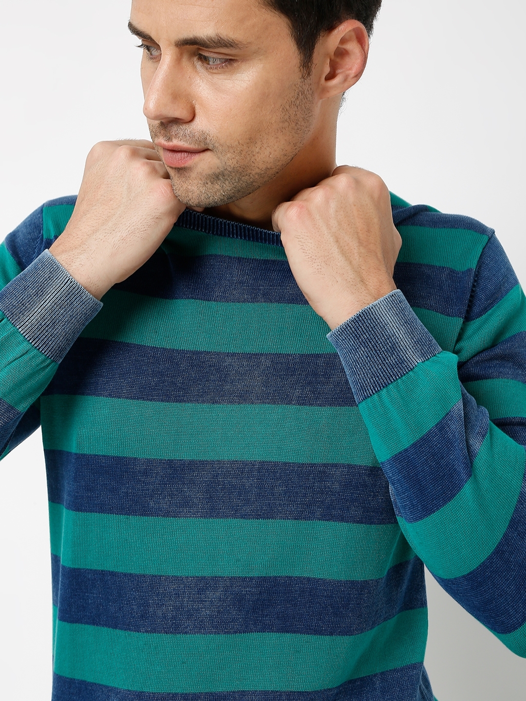 Men's WALDO IN knitted slim fit sweater
