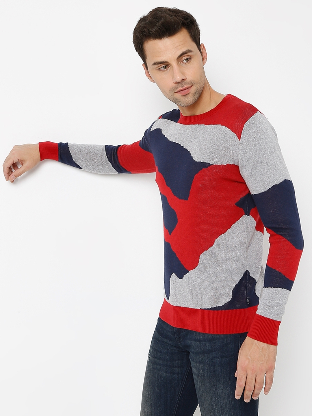 Men's ROBIN IN knitted slim fit sweater
