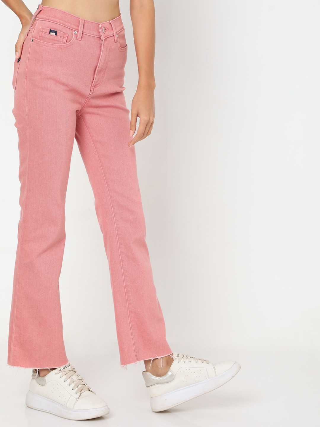 Women's Coral In Wide Jeans