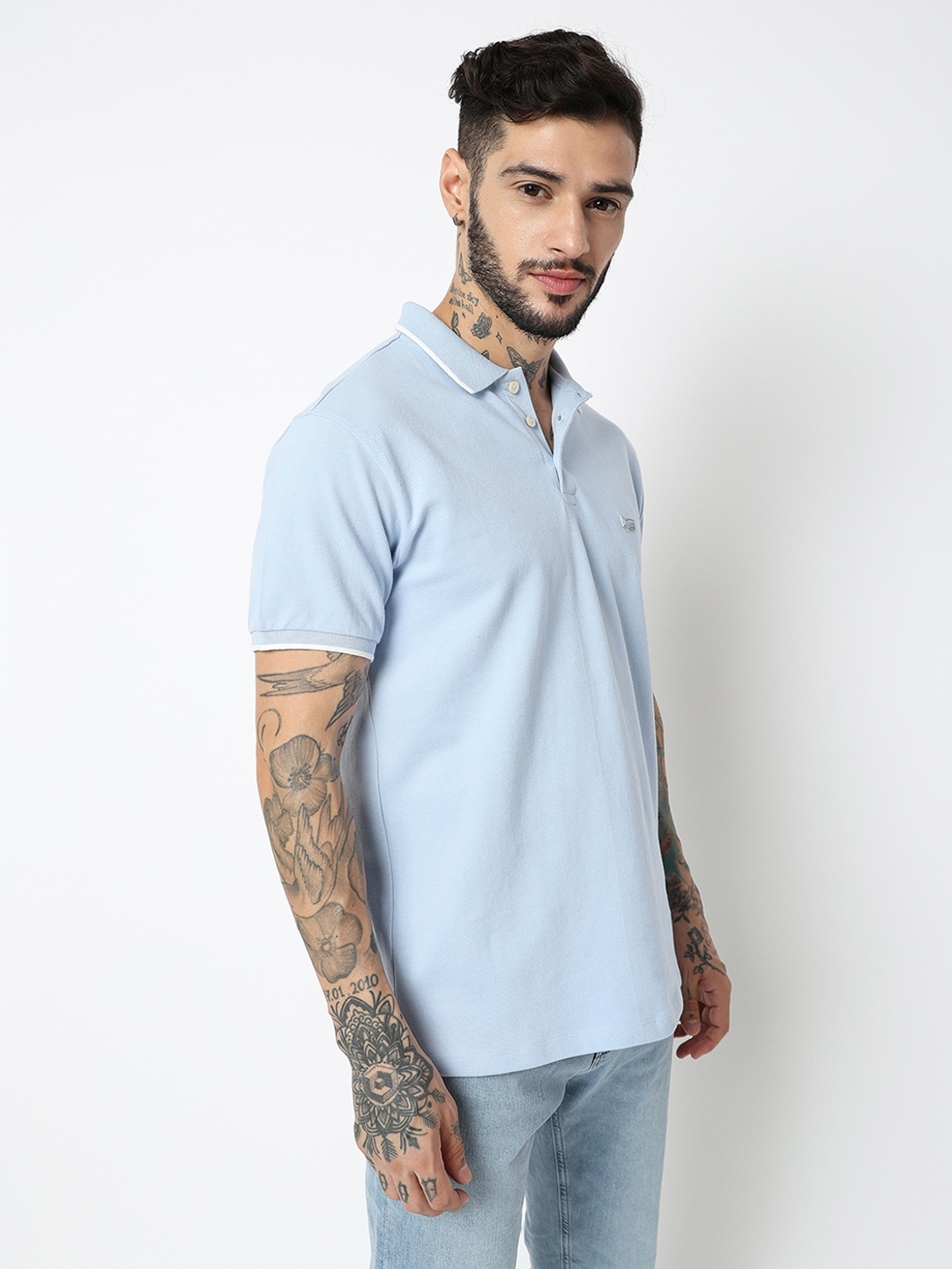 MEN'S RALPH TIP IN POLO