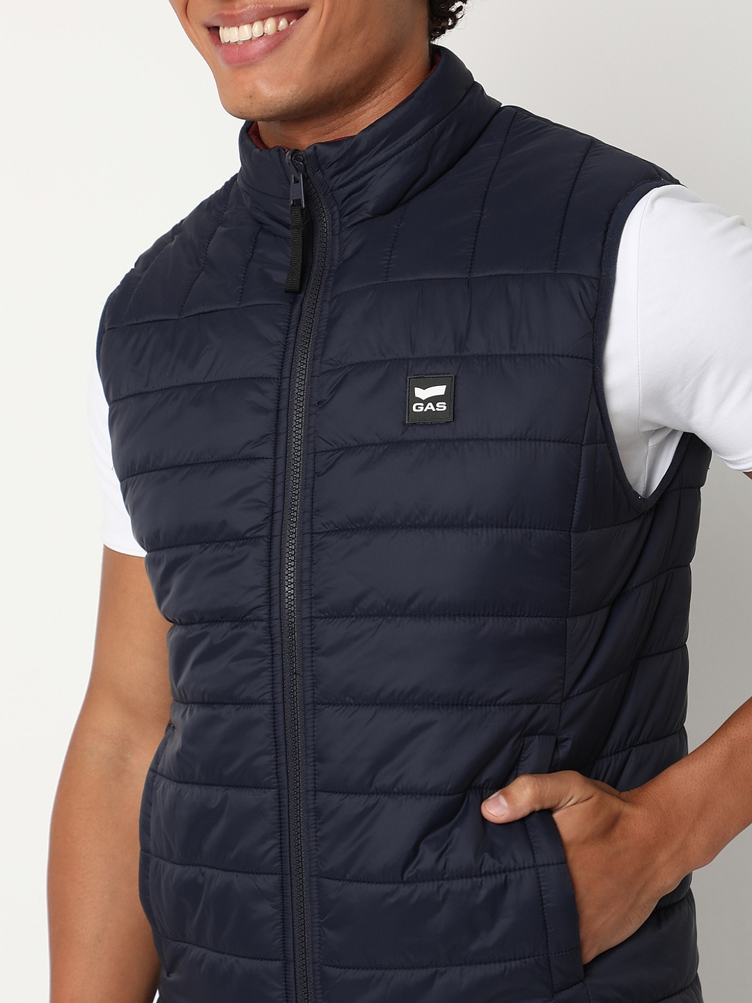 Men's LEO REV GILET IN Puffer Jacket
