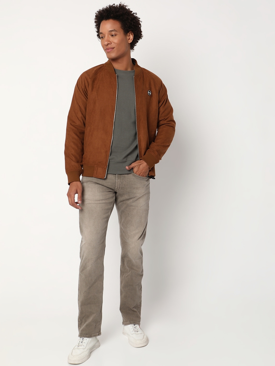 Men's STARK SEUDE IN Bomber Jacket