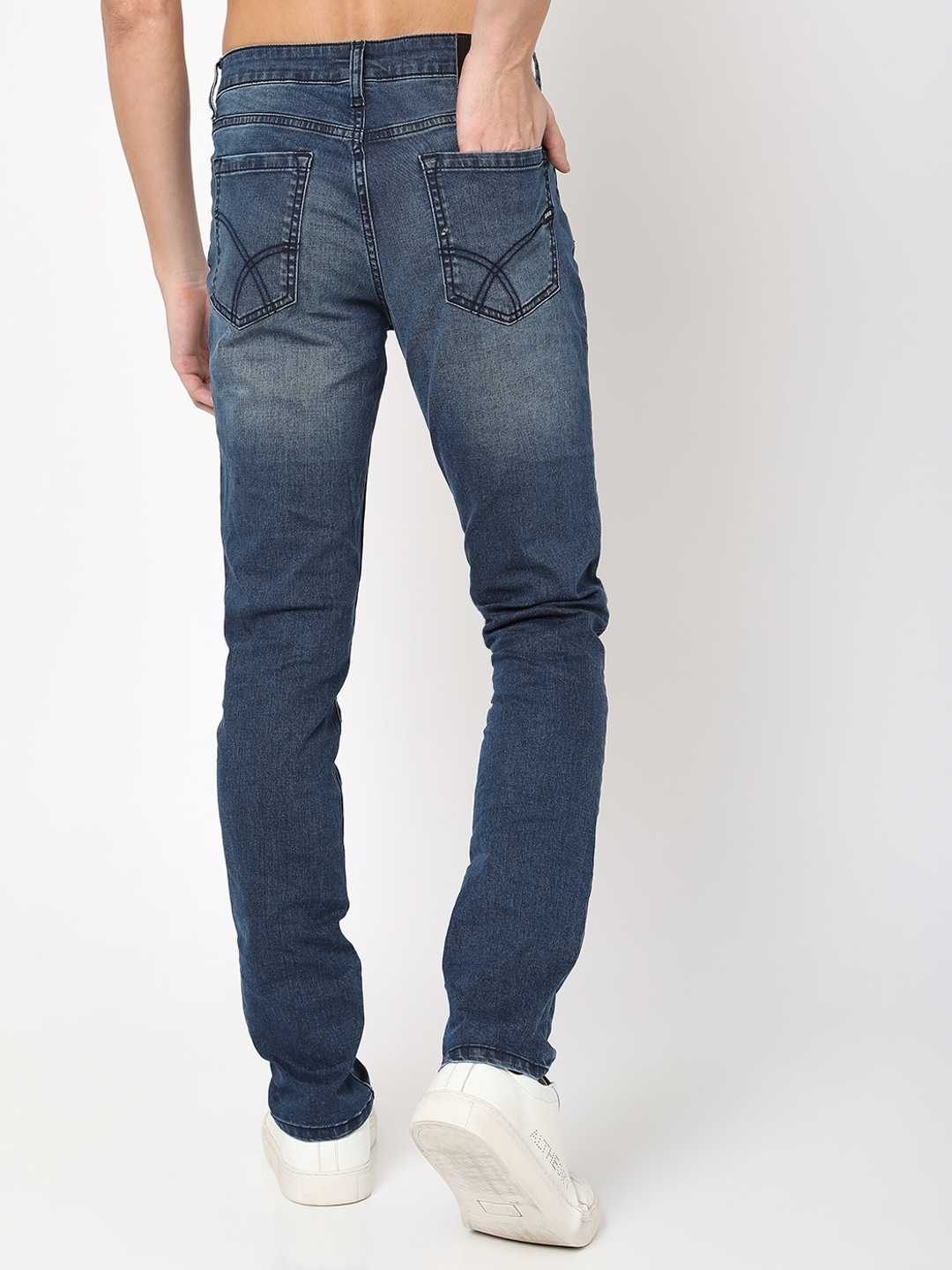 Men's Sax Zip Skinny Denim