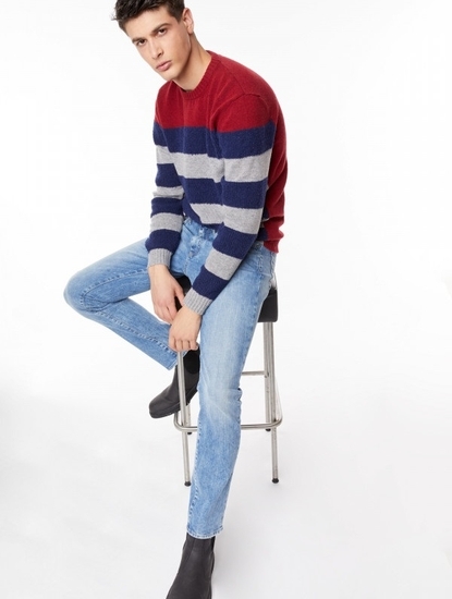 Men's Everi Stripes 2/R Striped Sweater