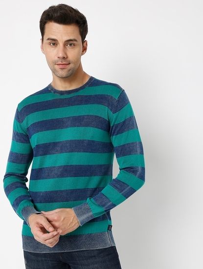 Men's WALDO IN knitted slim fit sweater