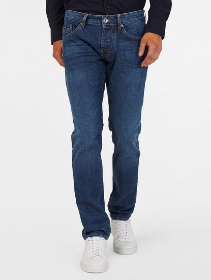 Men's Norton Carrot Fit Dark Blue Jeans