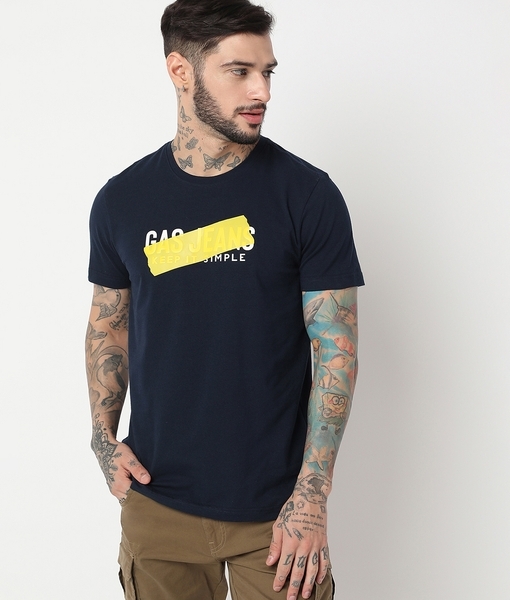 farvestof mikrobølgeovn Alert T shirts for Men: Buy Men T-shirts Online at Best Price| GAS Jeans