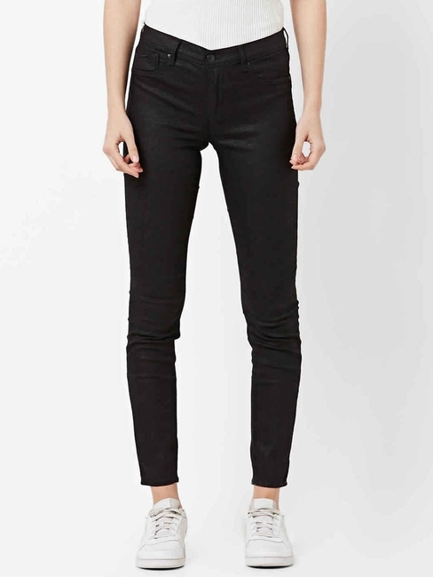 Women's Skinny Fit textured Sumatra Jeans