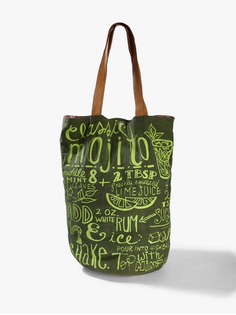 Women's typographic Liddy bag