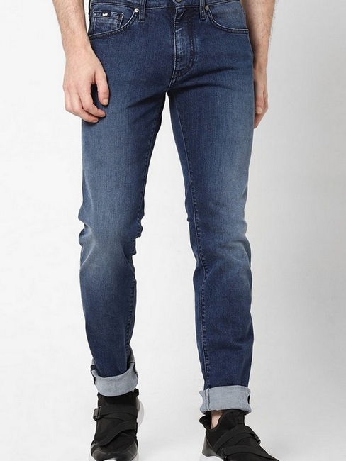 Men's Morris Taylor Straight Fit Blue Jeans
