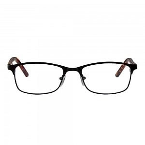 Full Rim Metal Oval Black Medium Vision Express 48788 Eyeglasses