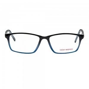 Full Rim Polycarbonate Rectangle Black Medium Vision Express 28976 Eyeglasses