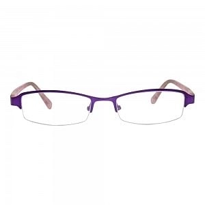 Half Rim Metal Rectangle Purple Medium Vision Express 48893 Eyeglasses