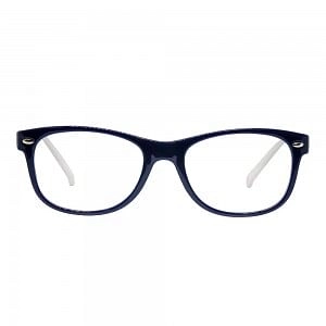 Full Rim Polycarbonate Wayfarer Blue Medium Vision Express 29339 Eyeglasses