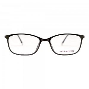 Full Rim Ultem Square Black Medium Vision Express 49015 Eyeglasses